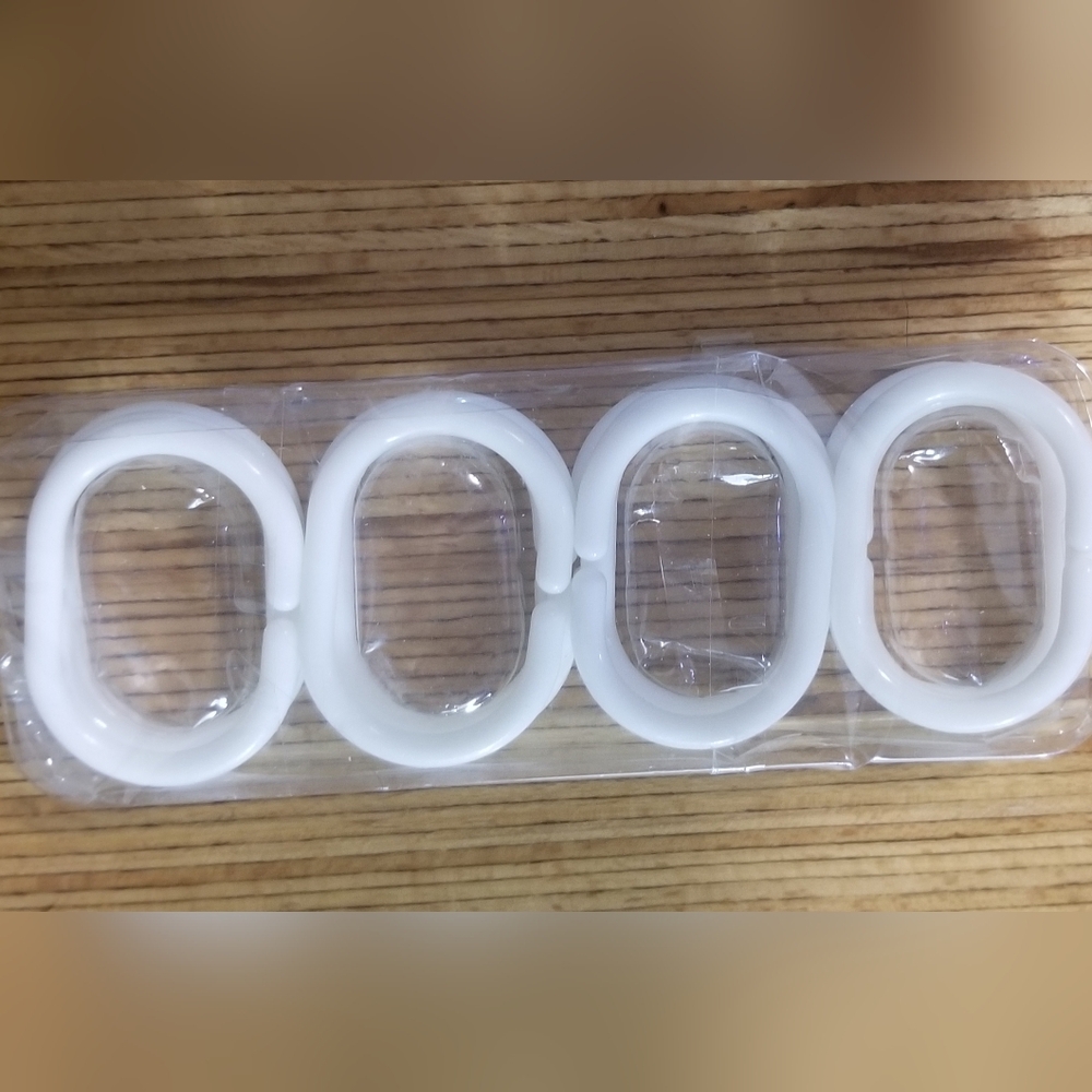 White Shower Curtain Hangers
